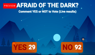 Facebook live comments poll