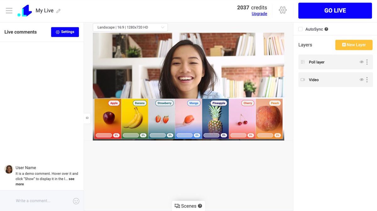 LiveReacting browser streaming studio