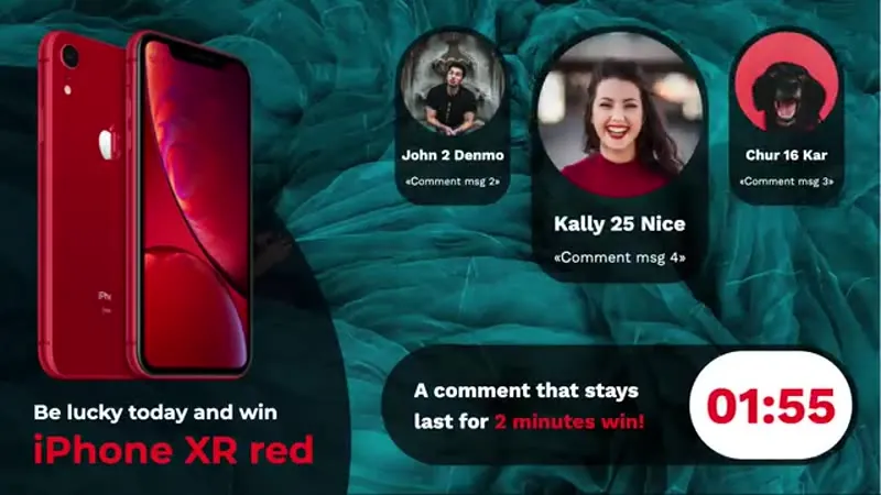The prize, the countdown, and the commenters racing it