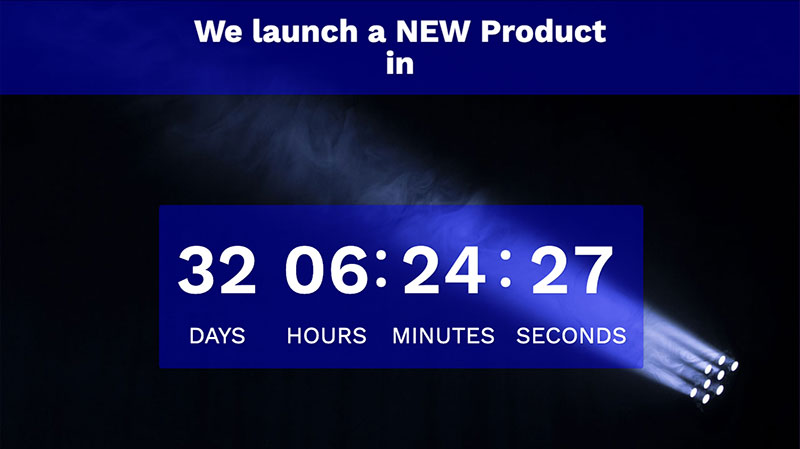 Countdown Timer for Facebook, , Twitch Live stream